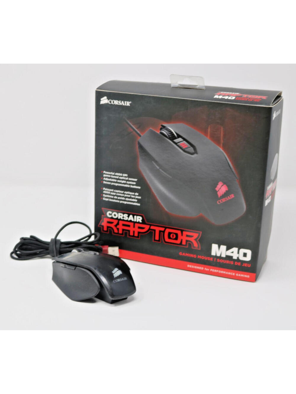 Corsair Raptor M45 gaming mouse Black